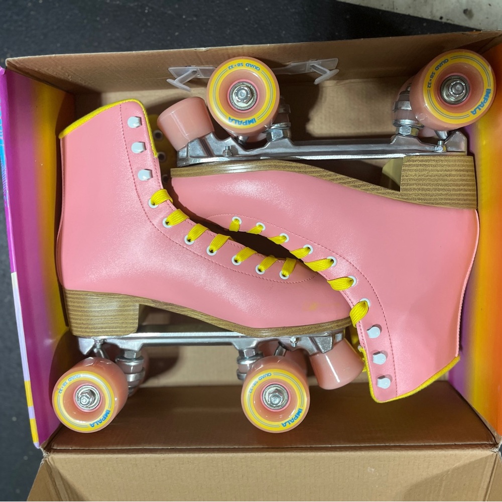 Pink impala roller skates